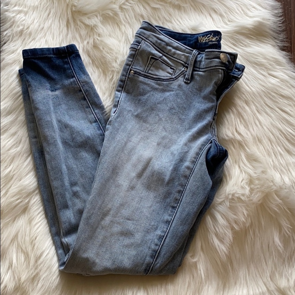 Mossimo patchwork jeans size 00
